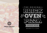 Fresh Oven Pizza Postcard