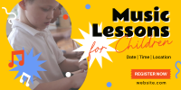 Music Lessons for Kids Twitter Post