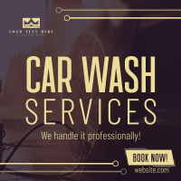 Car Wash Services Instagram Post