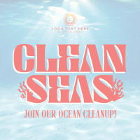 Clean Seas For Tomorrow Instagram Post