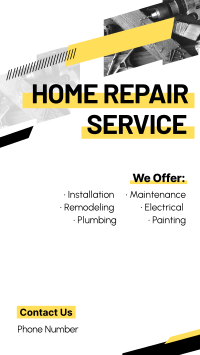 Modern Repair Service Instagram Story Design