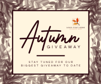 Leafy Fall Giveaway Facebook Post