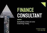 Finance Consultant Postcard