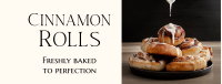 Cinnamon Rolls Elegant Facebook Cover