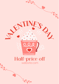 Valentine's Day Cafe Sale Flyer