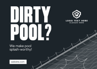 Splash-worthy Pool Postcard Design