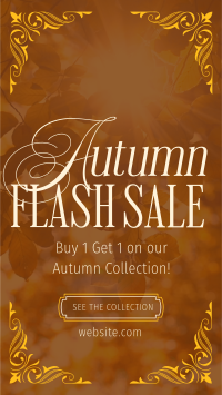 Autumn Flash Sale YouTube Short