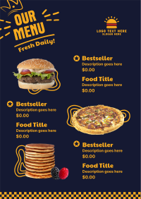 American Diner Favorites Menu