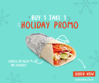 Shawarma Holiday Promo Facebook Post