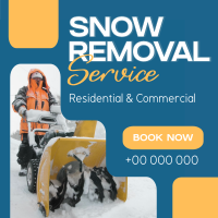 Snow Removers Linkedin Post Design