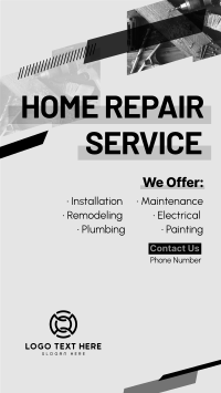 Modern Repair Service Instagram Story