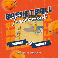 Basketball Game Tournament Instagram Post