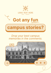 Student Campus Stories Poster