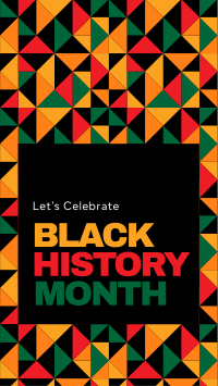 Black History Month Facebook Story