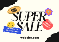 Y2K Super Sale Postcard