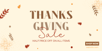 Thanksgiving Sale Twitter Post