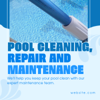 Pool Cleaning Services Instagram Post