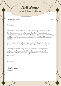 Generic Minimal Line  Letterhead Image Preview