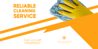 Reliable Cleaning Service Twitter Post