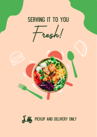 Fresh Vegan Bowl Poster