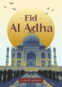 Eid Al Adha Temple Flyer Image Preview