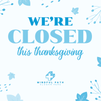 Closed On Thanksgiving Linkedin Post Image Preview