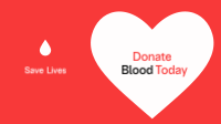 Minimalist Blood Donation Animation