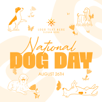 Cute Dog Day Instagram Post Design