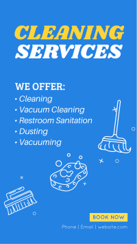 Professional Cleaning Service Instagram Story