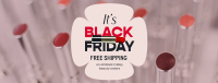 Cosmetics Black Friday Facebook Cover Image Preview