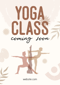 Yoga Class Coming Soon Poster