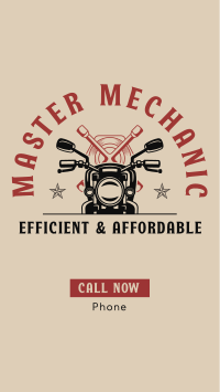 Motorcycle Mechanic Instagram Reel Image Preview