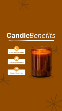 Candle Benefits Instagram Story Design