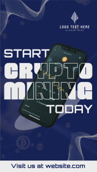 Cryptocurrency Mining Market Instagram Story