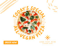 Vegan Pizza Facebook Post