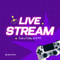 Live Stream  Instagram Post