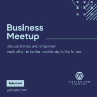 Business Meetup Instagram Post Design