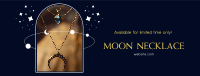 Moon Necklace Facebook Cover Image Preview