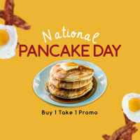 Breakfast Pancake Instagram Post Design