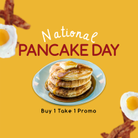 Breakfast Pancake Instagram Post Image Preview