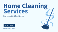 Home Cleaning Services Facebook Event Cover