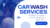 Minimal Car Wash Service Facebook Event Cover