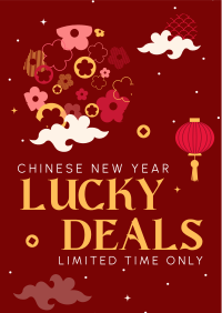 Cute Lucky Deals Flyer