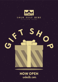 Retro Gift Shop Poster