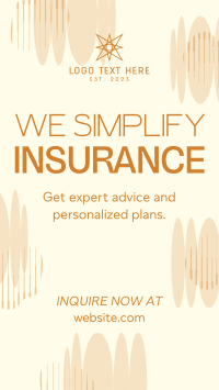 Abstract Simple Insurance Instagram Story Image Preview