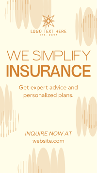 Abstract Simple Insurance Instagram Story