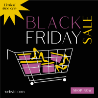 Black Friday Shopping Instagram Post Design