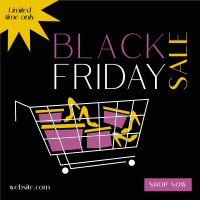 Black Friday Shopping Instagram Post