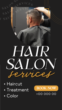 Salon Beauty Services Instagram Story Design