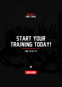 Start Your Training Today Flyer